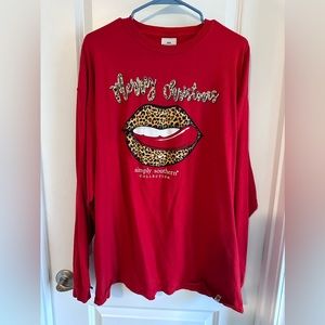 Red Merry Christmas Simply Southern Shirt